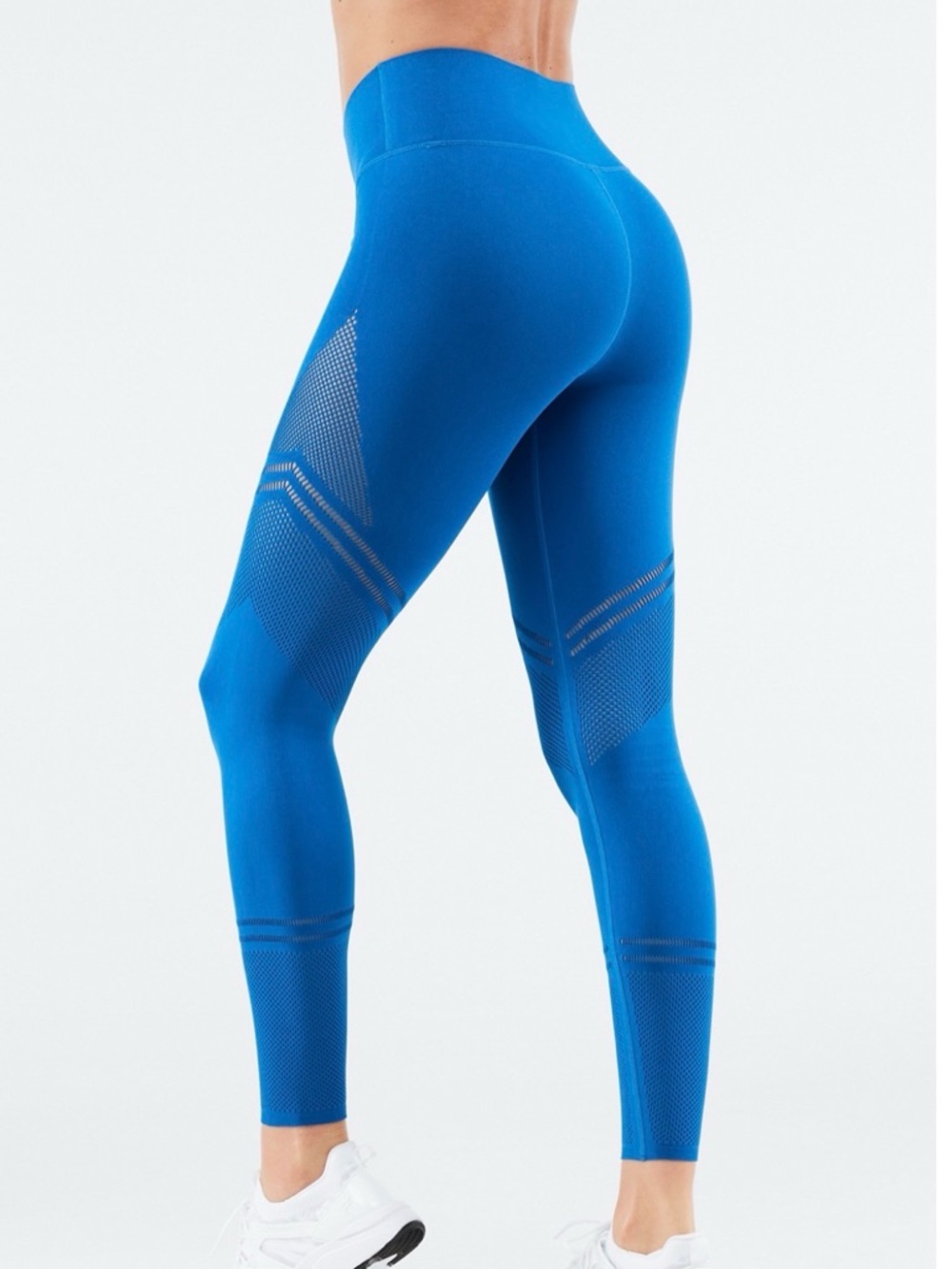 High-Waisted SculptKnit® Open Work Legging
Color: Electric Blue